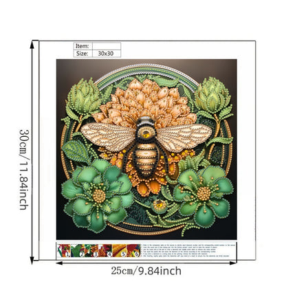 Bee - Special Shaped Drill Diamond Painting 30*30CM