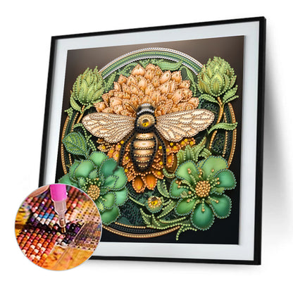 Bee - Special Shaped Drill Diamond Painting 30*30CM