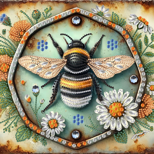 Bee - Special Shaped Drill Diamond Painting 30*30CM