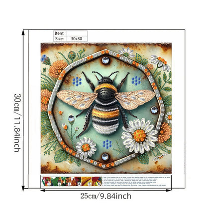 Bee - Special Shaped Drill Diamond Painting 30*30CM