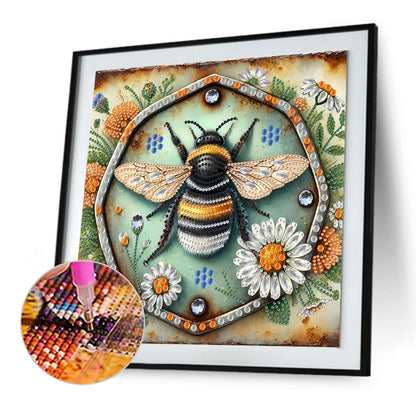 Bee - Special Shaped Drill Diamond Painting 30*30CM
