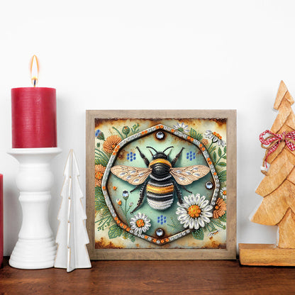Bee - Special Shaped Drill Diamond Painting 30*30CM