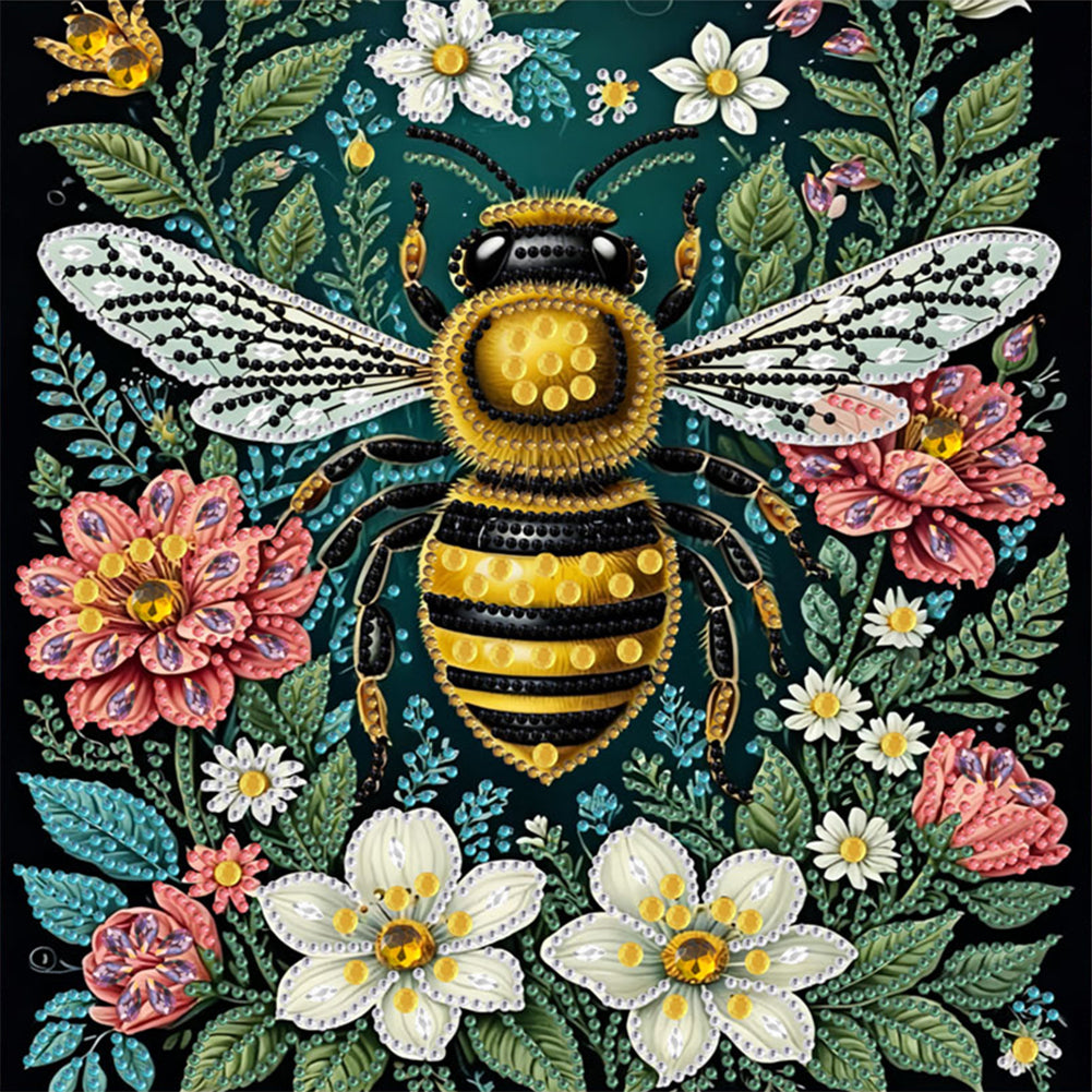Bee - Special Shaped Drill Diamond Painting 30*30CM