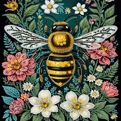 Bee - Special Shaped Drill Diamond Painting 30*30CM
