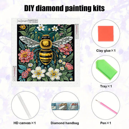 Bee - Special Shaped Drill Diamond Painting 30*30CM