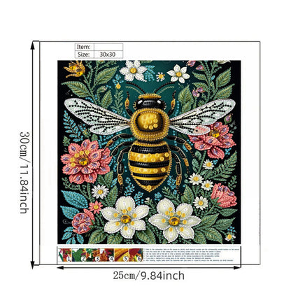 Bee - Special Shaped Drill Diamond Painting 30*30CM