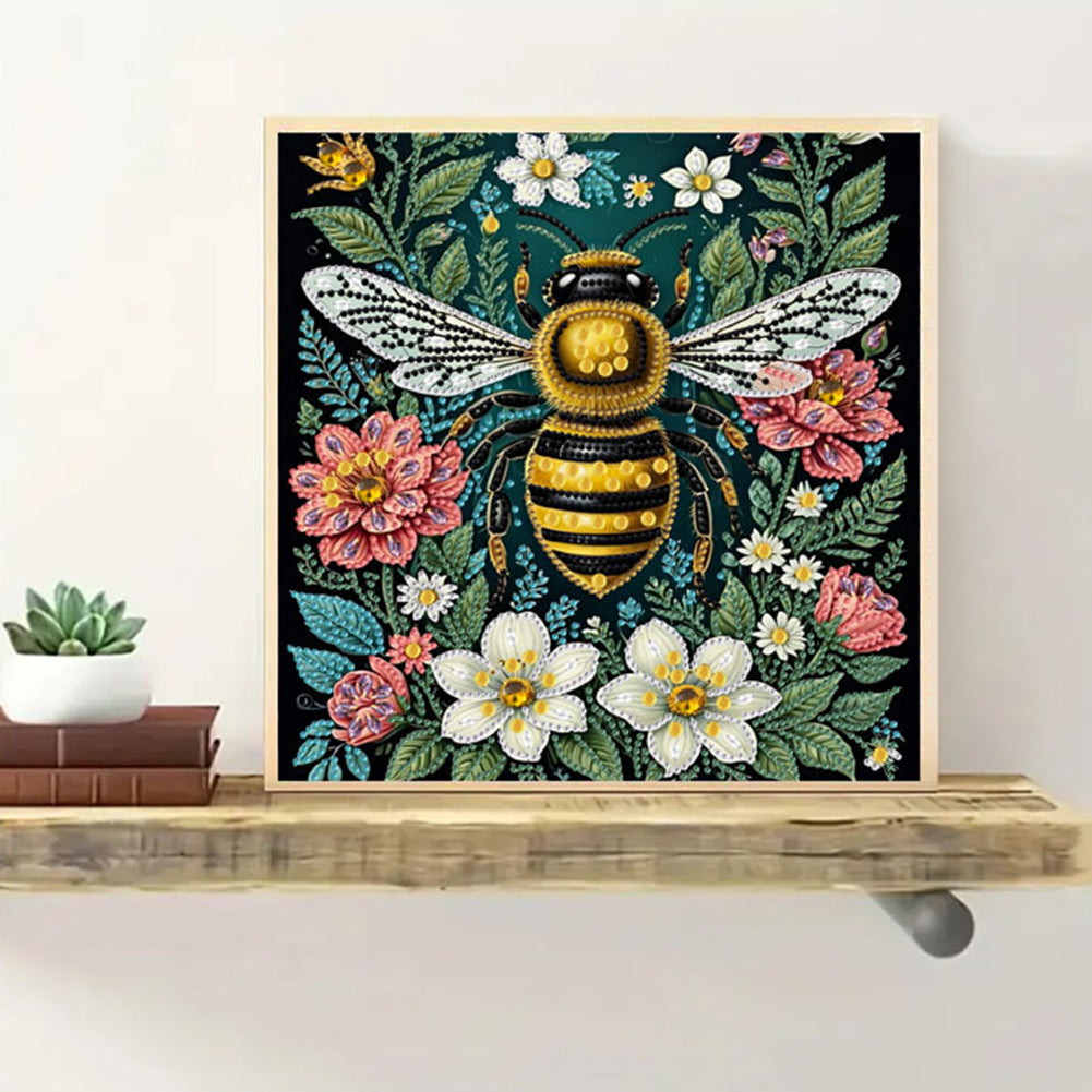 Bee - Special Shaped Drill Diamond Painting 30*30CM