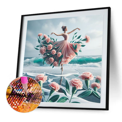 Girl - Full Square Drill Diamond Painting 40*40CM