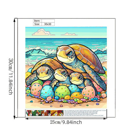 Turtle - Special Shaped Drill Diamond Painting 30*30CM
