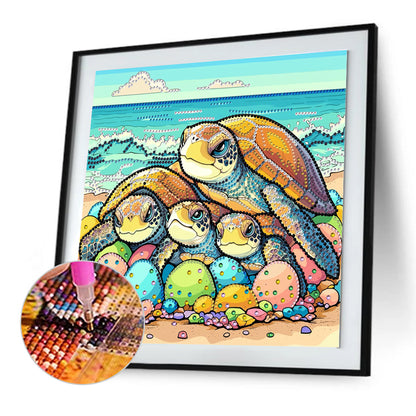 Turtle - Special Shaped Drill Diamond Painting 30*30CM