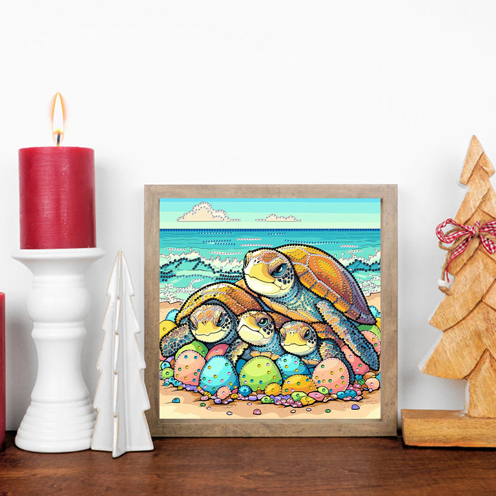 Turtle - Special Shaped Drill Diamond Painting 30*30CM