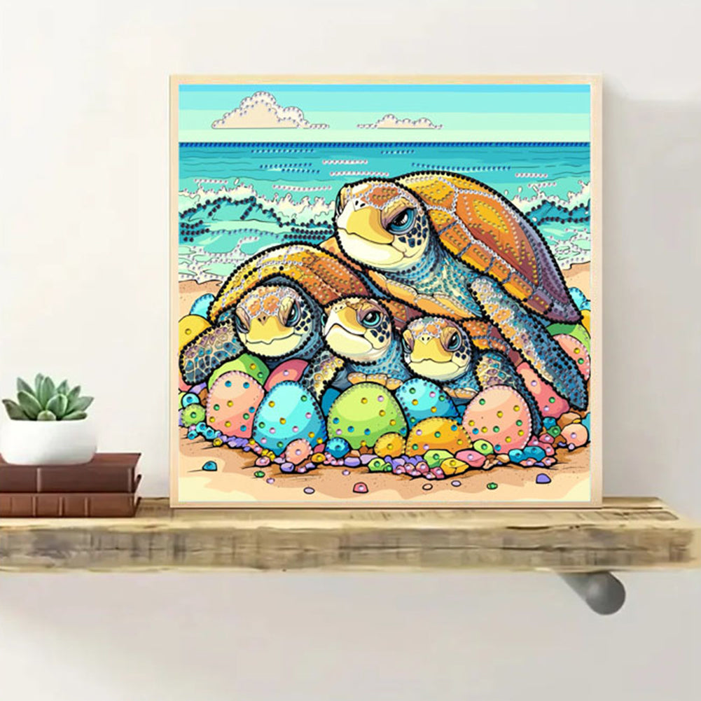 Turtle - Special Shaped Drill Diamond Painting 30*30CM