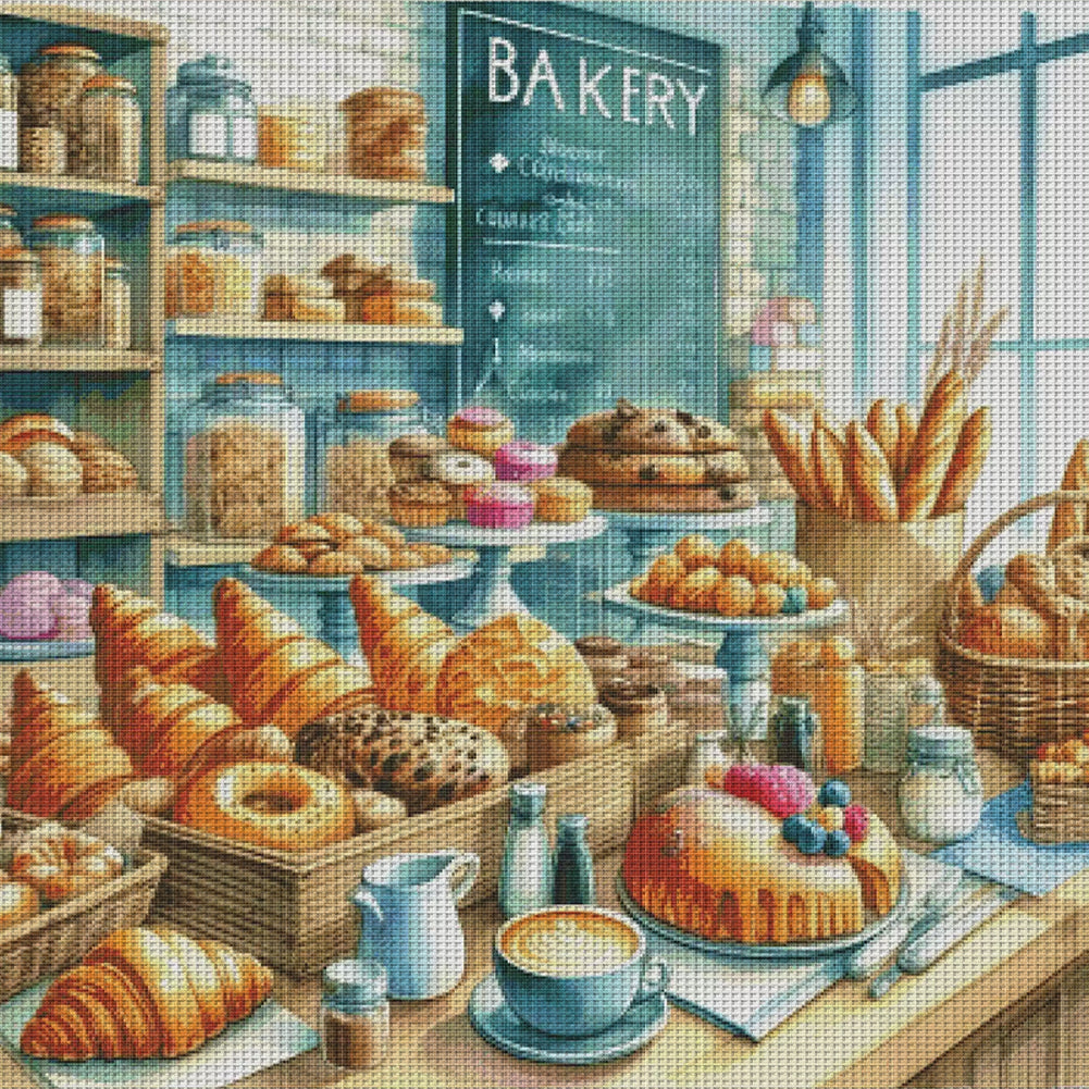 Bakery - 14CT Stamped Cross Stitch 75*71CM (Fairy Brand)