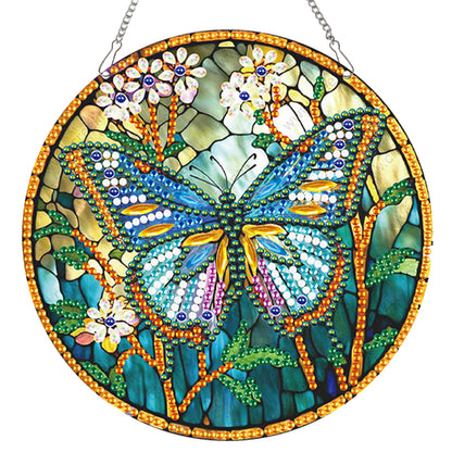 2pcs Animal Theme 2D Flat DIY Diamond Art Pendant Wall Decor for Home & Windows
