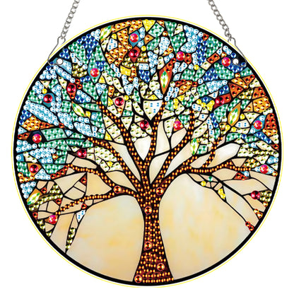 2pcs Animal Theme 2D Flat DIY Diamond Art Pendant Wall Decor for Home & Windows