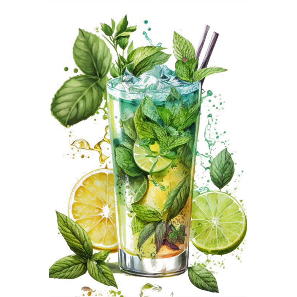 Lemonade - Full Round Drill Diamond Painting 40*60CM