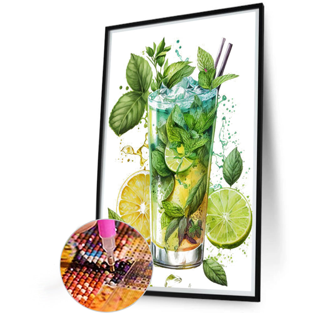 Lemonade - Full Round Drill Diamond Painting 40*60CM