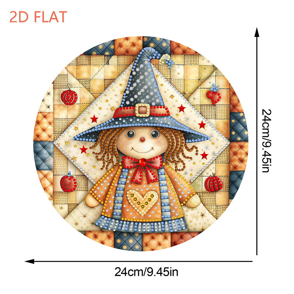 Fall Theme 2D Flat DIY Hanging Diamond Art Kits Wall Decor for Home & Windows