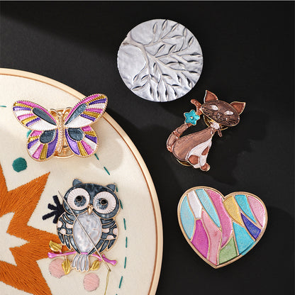 Cross Stitch Needle Minder Magnetic Needle Nanny for Fridge Decor (Butterfly)