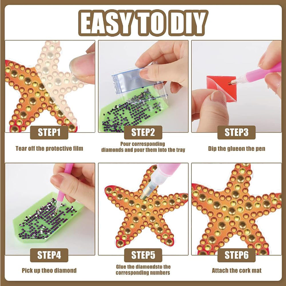 12 Pairs DIY Diamond Art Earrings Double Sided Diamond Painting Earrings Kit