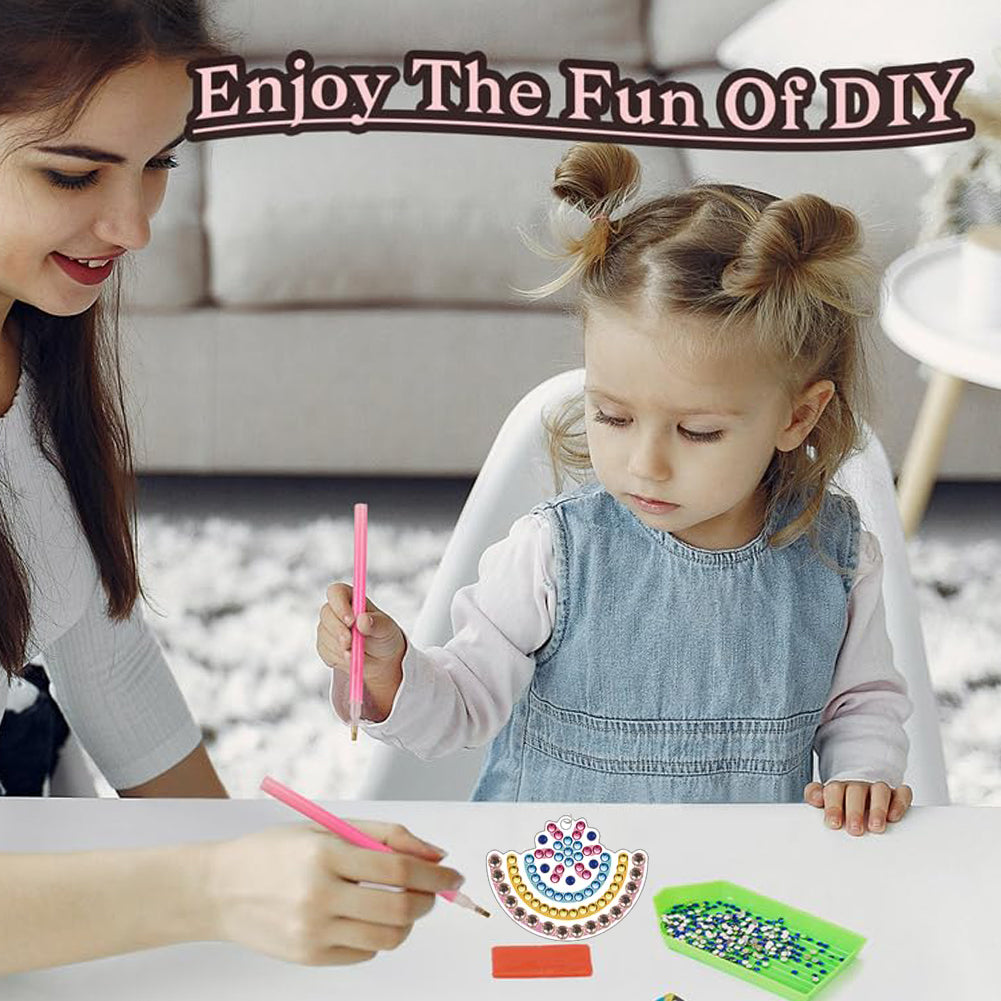 12 Pairs DIY Diamond Art Earrings Double Sided Diamond Painting Earrings Kit
