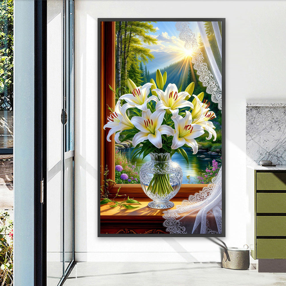 Lily - Full Round Drill Diamond Painting 40*70CM