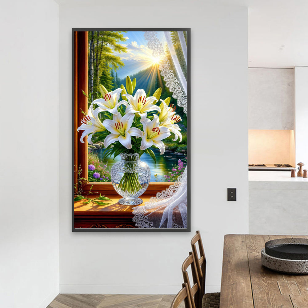 Lily - Full Round Drill Diamond Painting 40*70CM