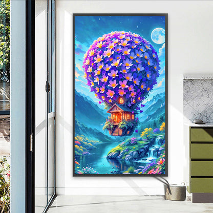 Hot Air Balloon - Full Round Drill Diamond Painting 40*70CM
