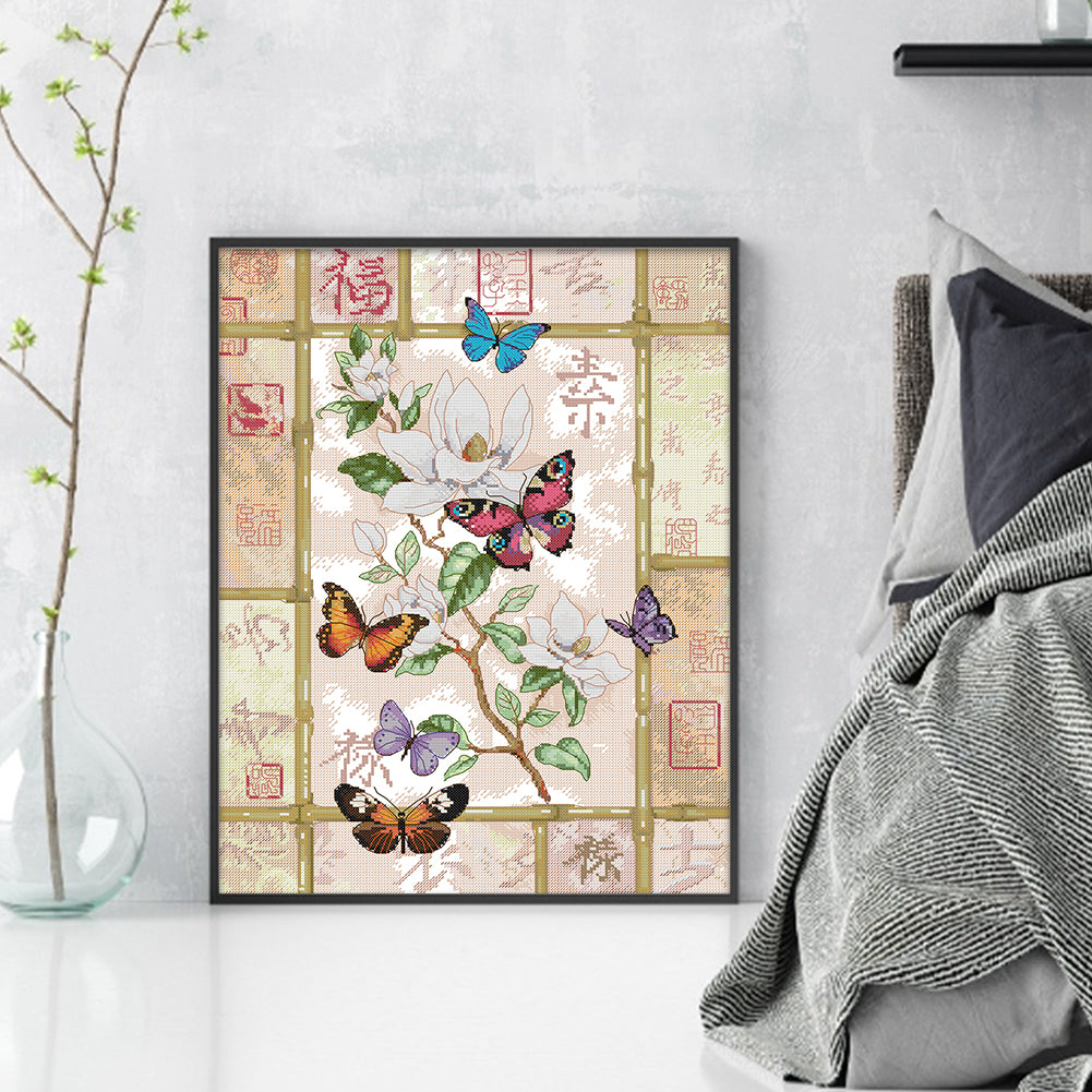 Dielianhua - 14CT Stamped Cross Stitch 38*49CM (Joy Sunday)