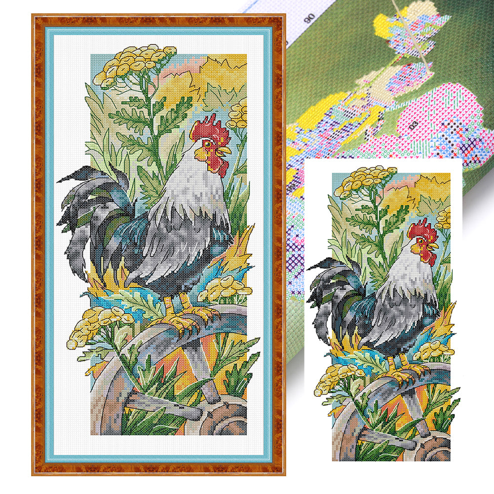 Rural Life - 14CT Stamped Cross Stitch 19*40CM (Joy Sunday)