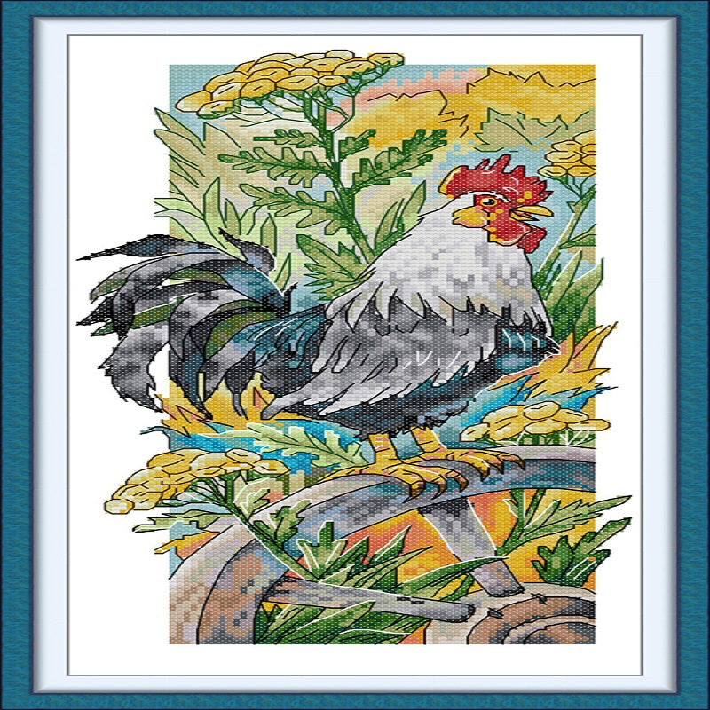 Rural Life - 14CT Stamped Cross Stitch 19*40CM (Joy Sunday)