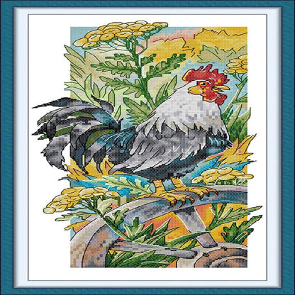Rural Life - 14CT Stamped Cross Stitch 19*40CM (Joy Sunday)
