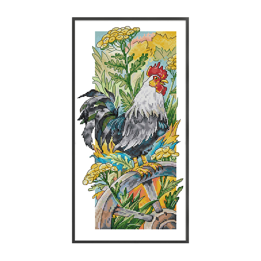 Rural Life - 14CT Stamped Cross Stitch 19*40CM (Joy Sunday)