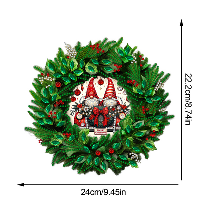 Christmas 2D Flat DIY Hanging Diamond Art Kits Window Hanging Art for Home Decor