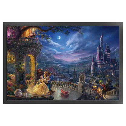 Beauty And The Wild Beasts - 18CT Stamped Cross Stitch 80*55CM