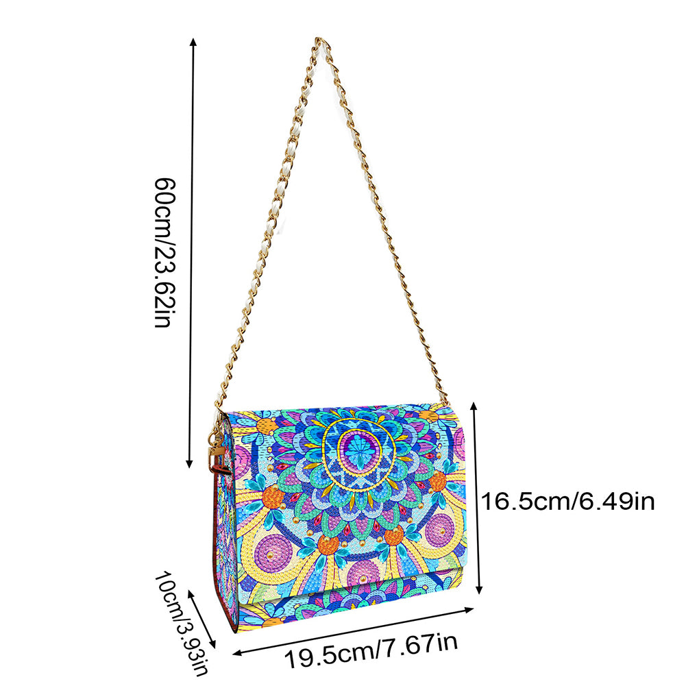 DIY Diamond Art Wooden Coin Pouch 5D Diamond Painting Crystal Rhinestone Purse