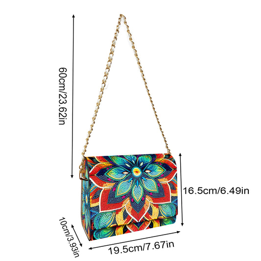 DIY Diamond Art Wooden Coin Pouch 5D Diamond Painting Crystal Rhinestone Purse