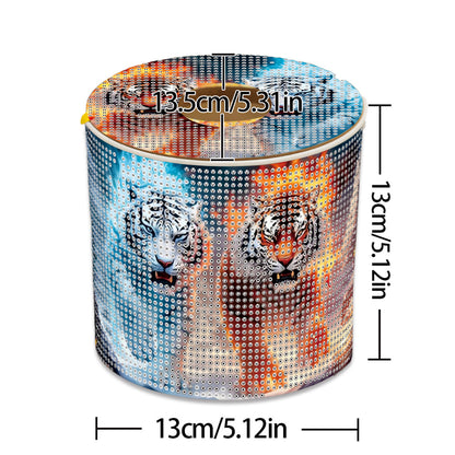 DIY Diamond Painting Handmade Tissue Holder Rhinestones Decorative Tissue Box
