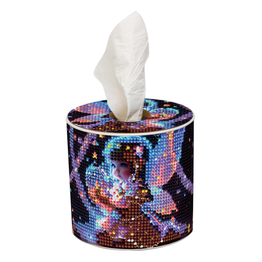 DIY Diamond Painting Handmade Tissue Holder Rhinestones Decorative Tissue Box