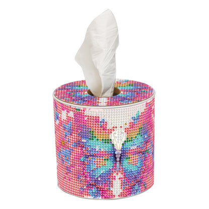 DIY Diamond Painting Handmade Tissue Holder Rhinestones Decorative Tissue Box