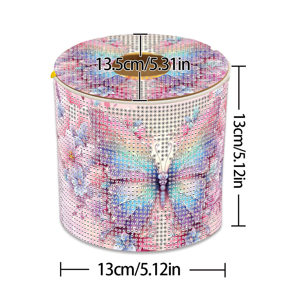 DIY Diamond Painting Handmade Tissue Holder Rhinestones Decorative Tissue Box