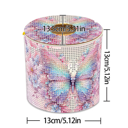 DIY Diamond Painting Handmade Tissue Holder Rhinestones Decorative Tissue Box
