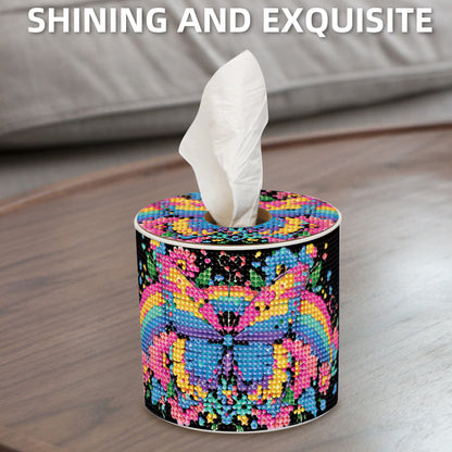 DIY Diamond Painting Handmade Tissue Holder Rhinestones Decorative Tissue Box