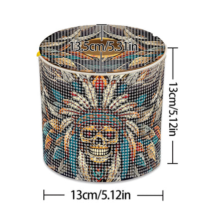 DIY Diamond Painting Handmade Tissue Holder Rhinestones Decorative Tissue Box