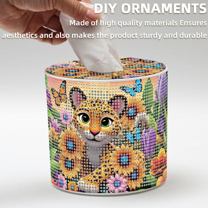 DIY Diamond Painting Handmade Tissue Holder Rhinestones Decorative Tissue Box