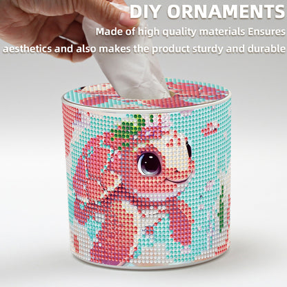 DIY Diamond Painting Handmade Tissue Holder Rhinestones Decorative Tissue Box
