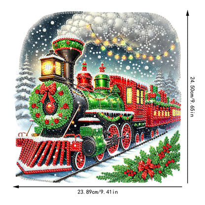 2D Flat Print Xmas DIY Acrylic Desktop Diamond Art Kits Bedroom Table Decoration