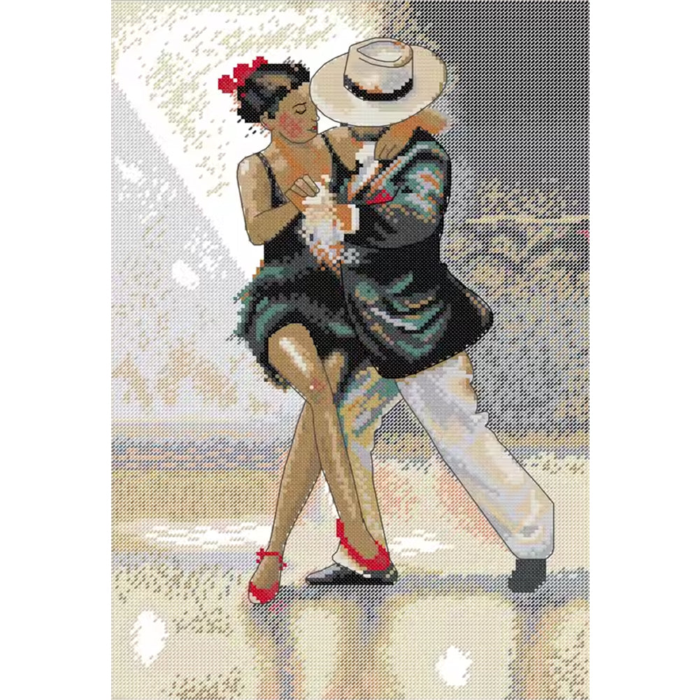 Dance With Couples - 14CT Stamped Cross Stitch 30*43CM (Joy Sunday)