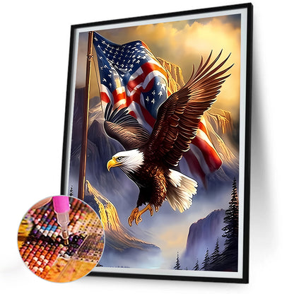 Eagle - Full Round Drill Diamond Painting 30*40CM