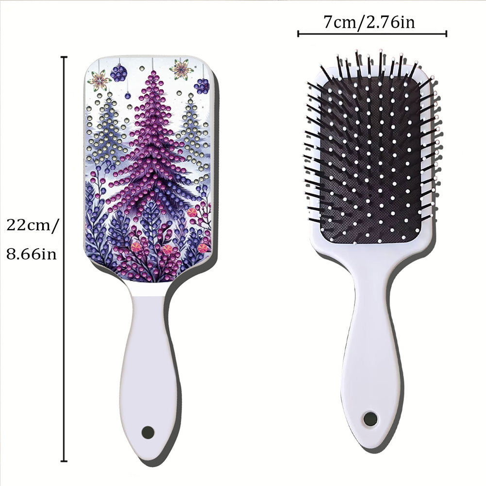 2pcs Crystal Diamond Hair Brush DIY Craft Supplies Crystal Air Cushion for Women